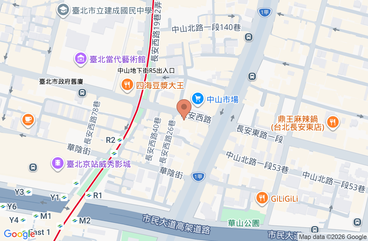 延安中醫診所 位置地圖