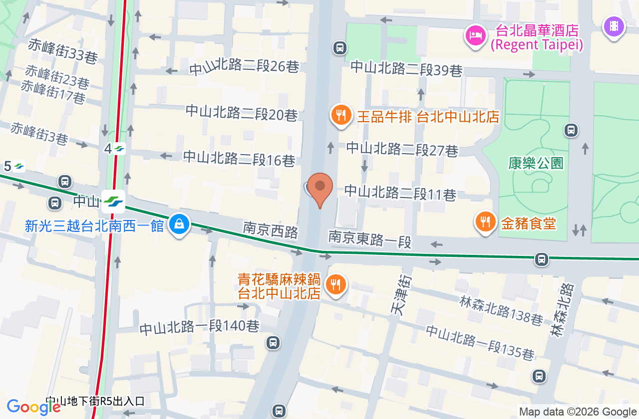 馥林中醫診所 位置地圖