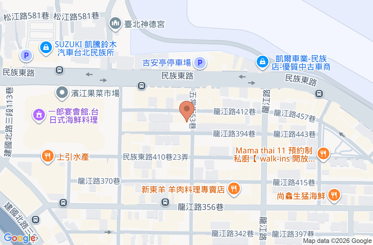 濱江中醫診所 位置地圖