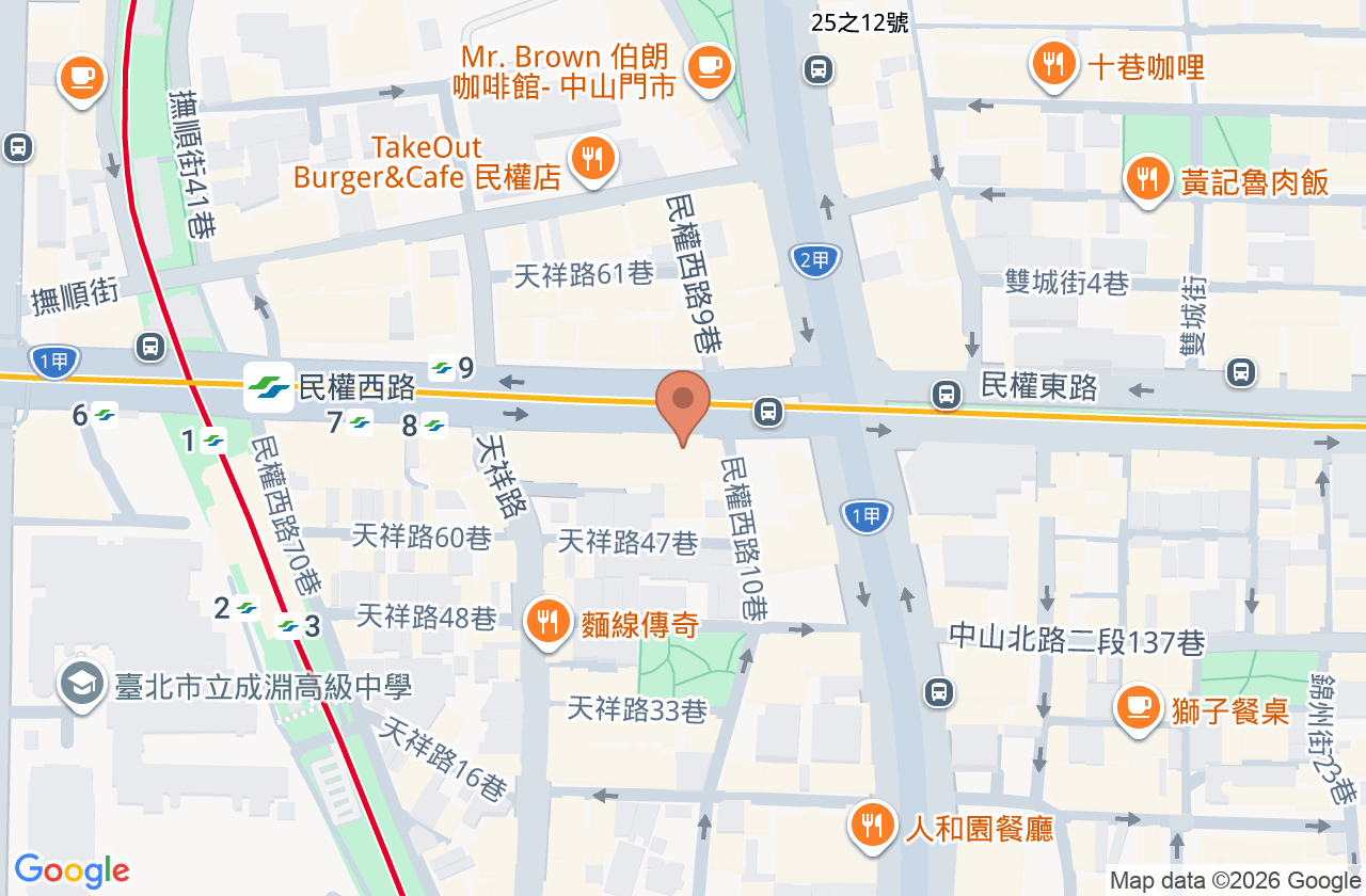 劉氏松鶴中醫診所 位置地圖