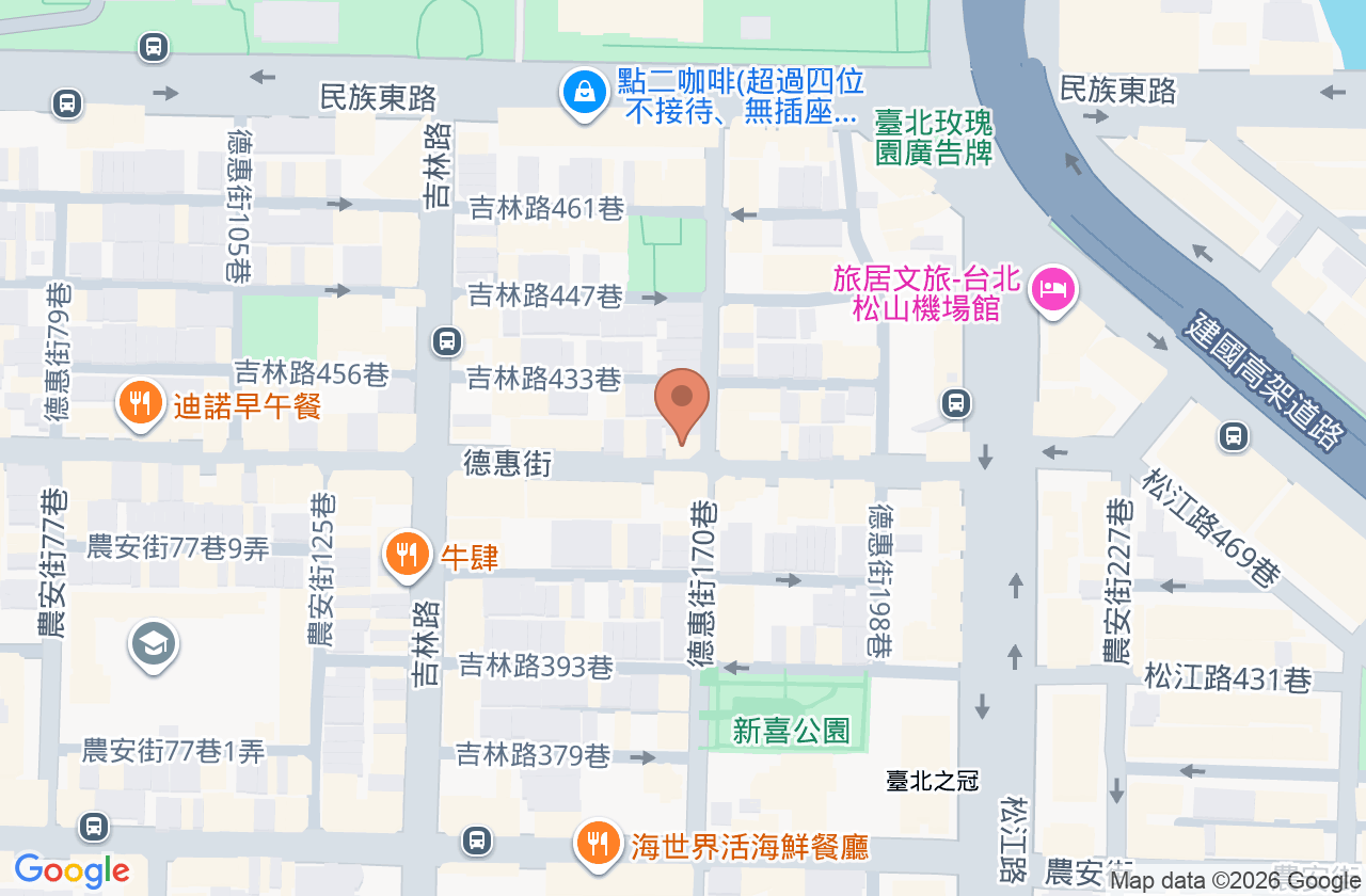 吉林中醫診所 位置地圖
