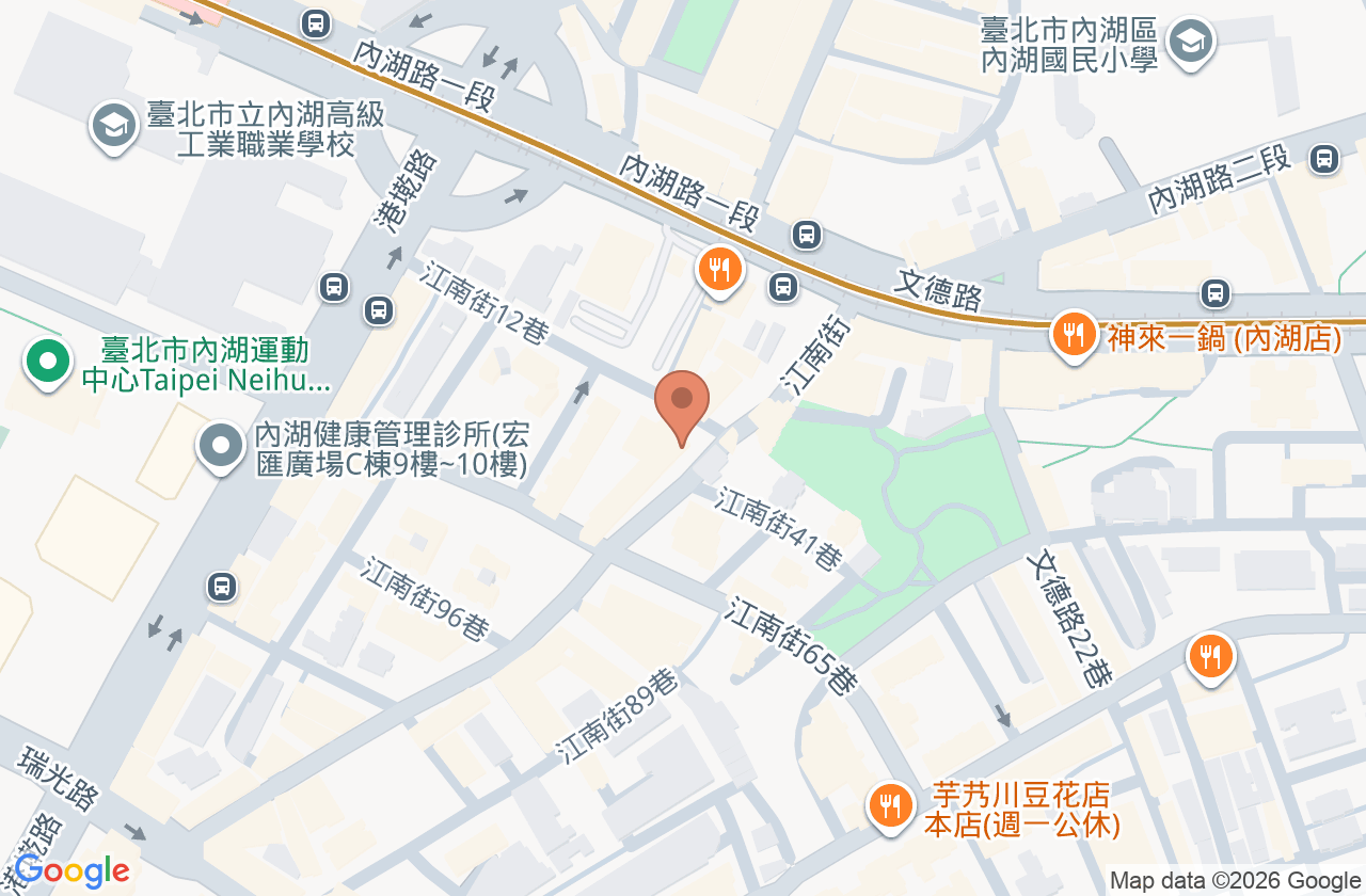双湖中醫診所 位置地圖