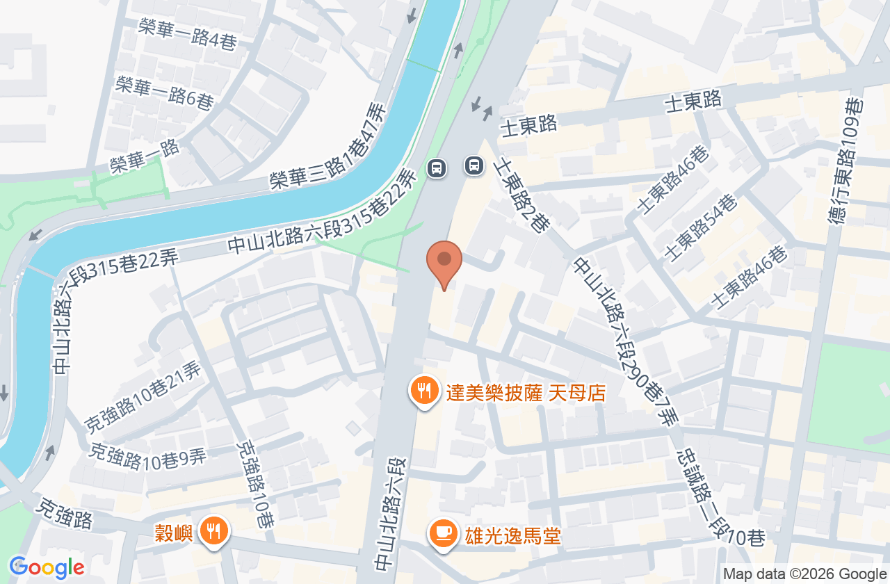 士東中醫診所 位置地圖