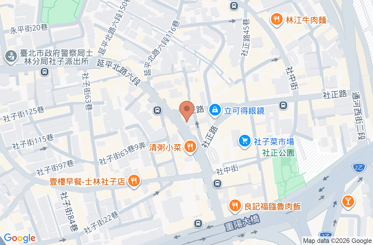 社子中醫診所 位置地圖