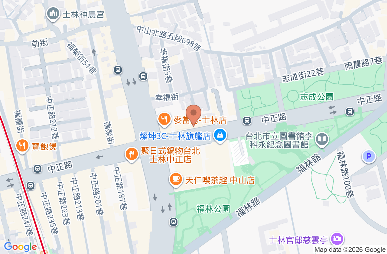 茂澤中醫診所 位置地圖