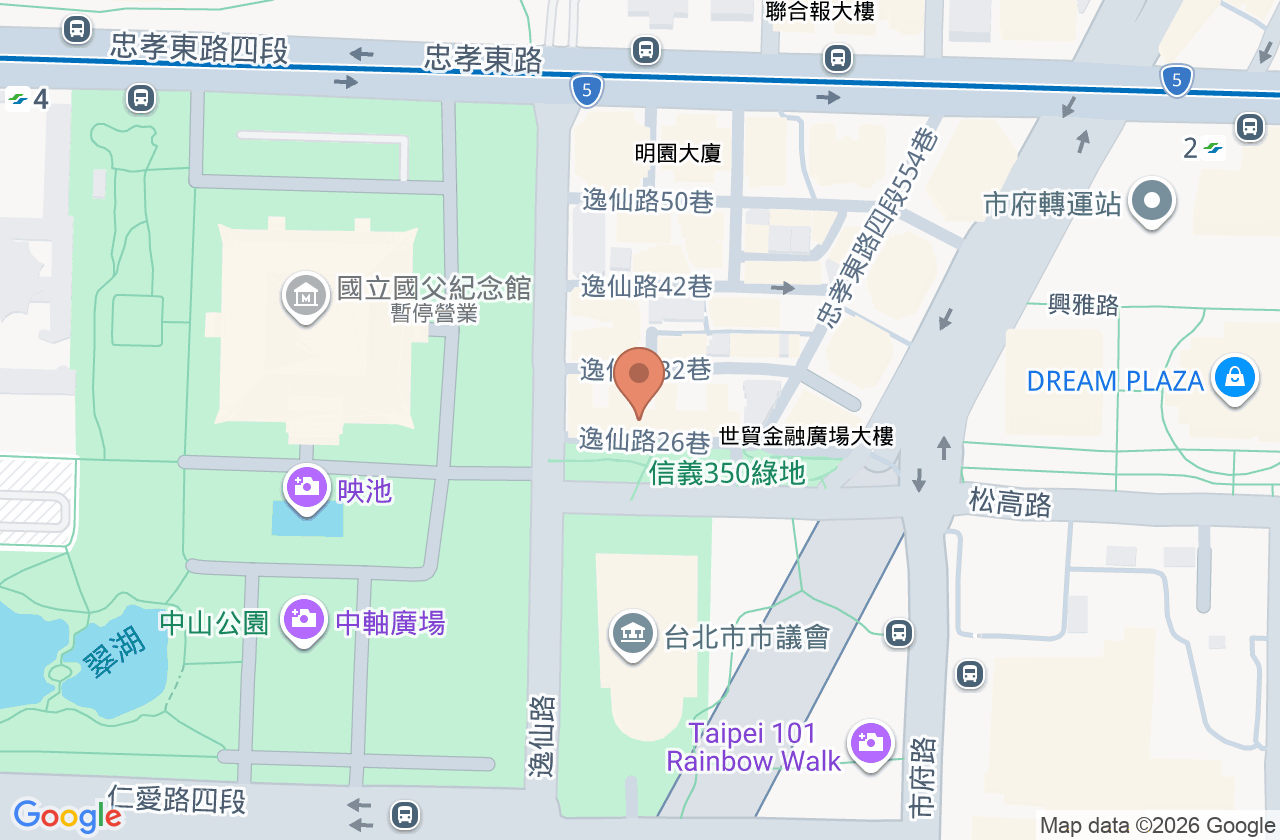 世芳中醫診所 位置地圖