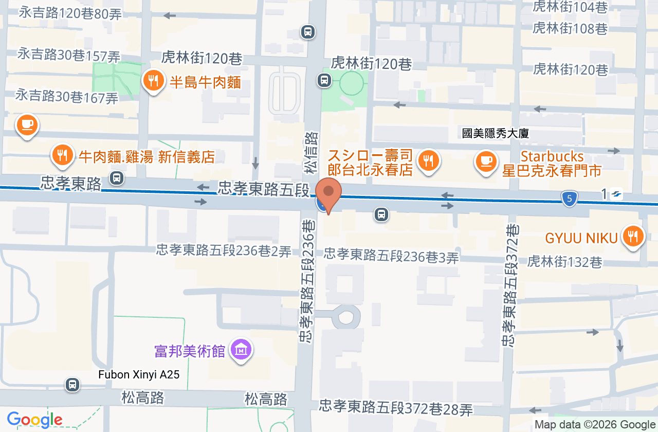 岐綝中醫診所 位置地圖