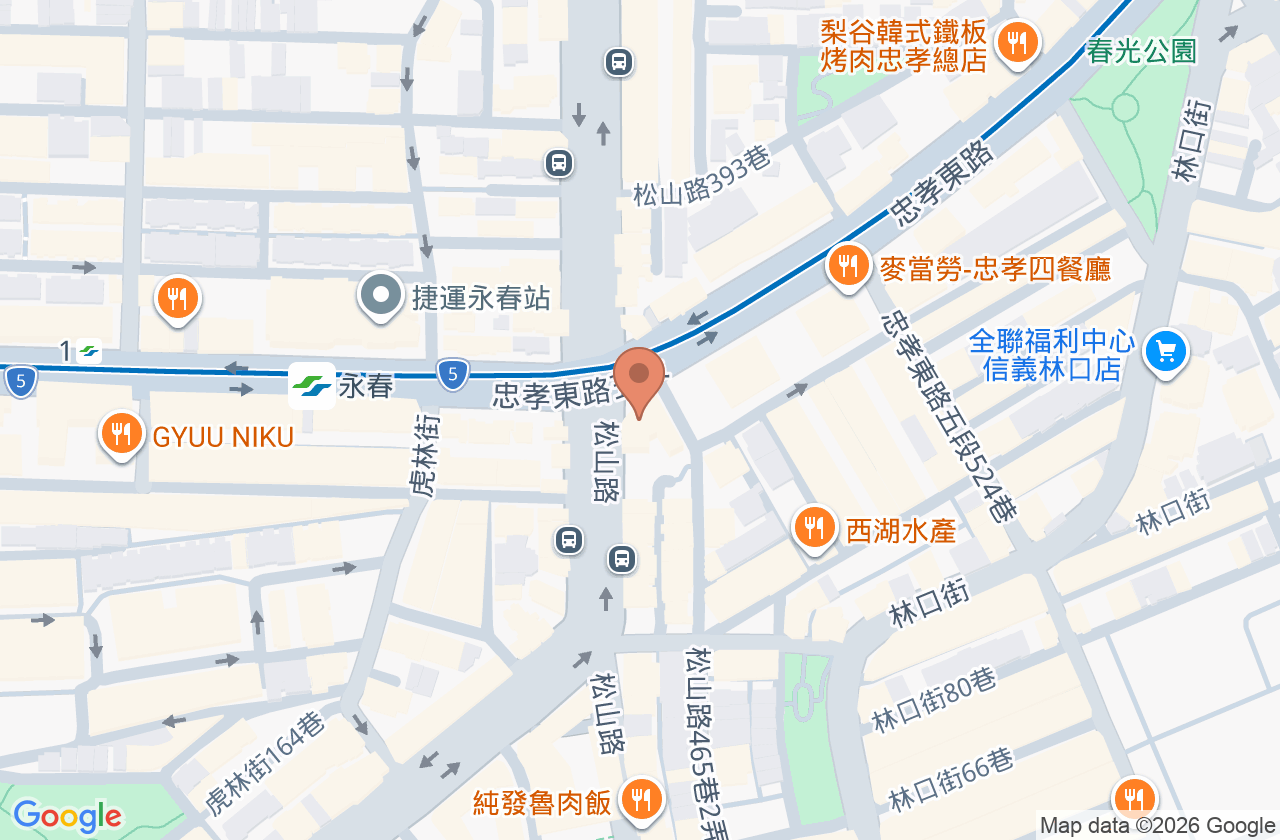 心悅中醫診所 位置地圖