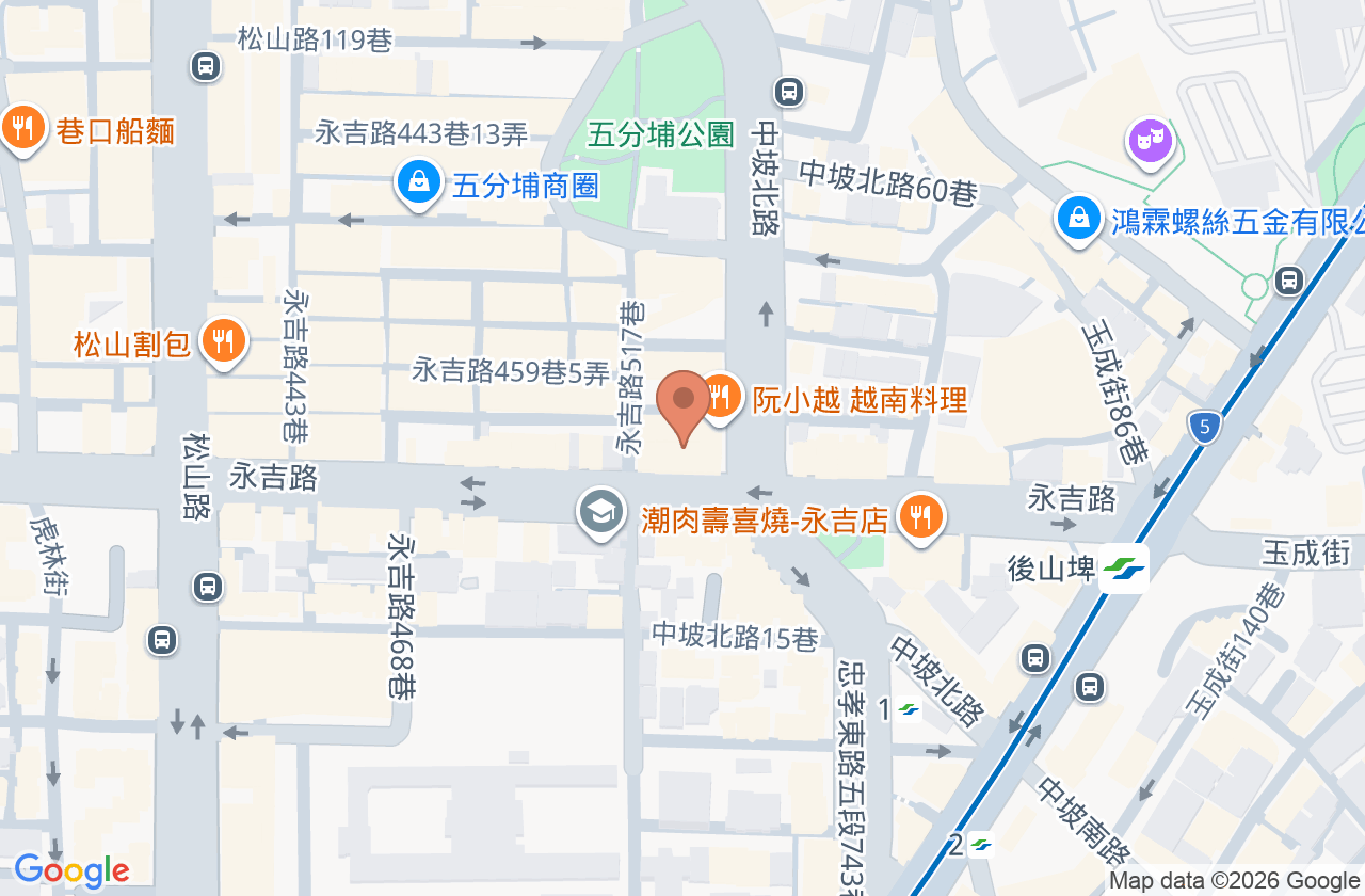 昫安中醫診所 位置地圖