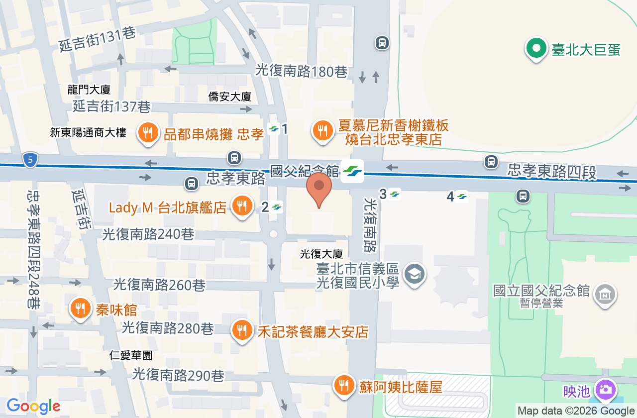信義順祿中醫診所 位置地圖