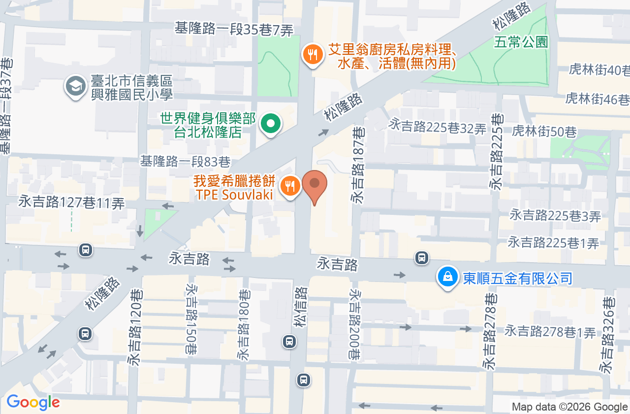 沐澄中醫診所 位置地圖