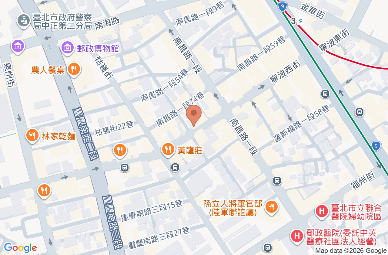 佳譽堂中醫診所 位置地圖