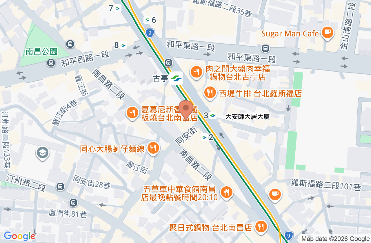 榮星中醫診所 位置地圖