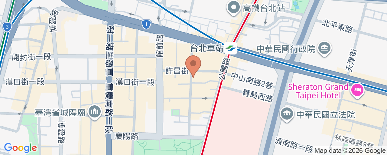 南陽中醫診所 位置地圖