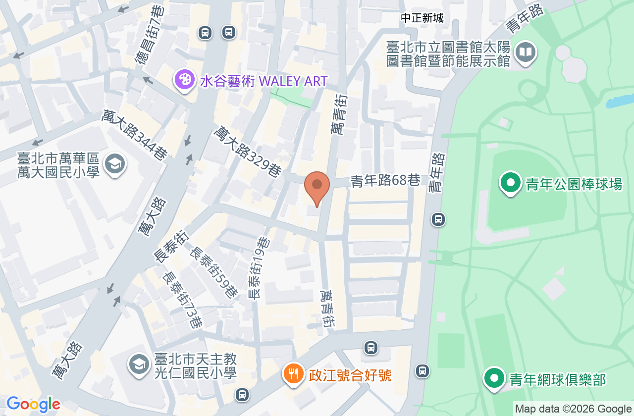 馥毓中醫診所 位置地圖