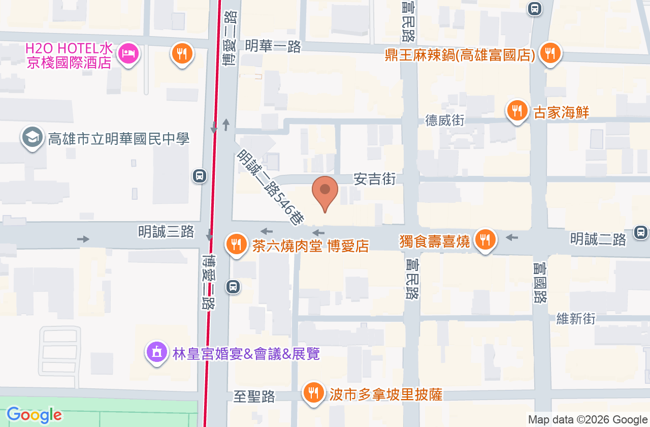 晉邑安中醫診所 位置地圖