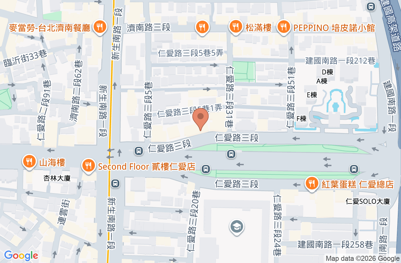 洛城牙醫診所 位置地圖