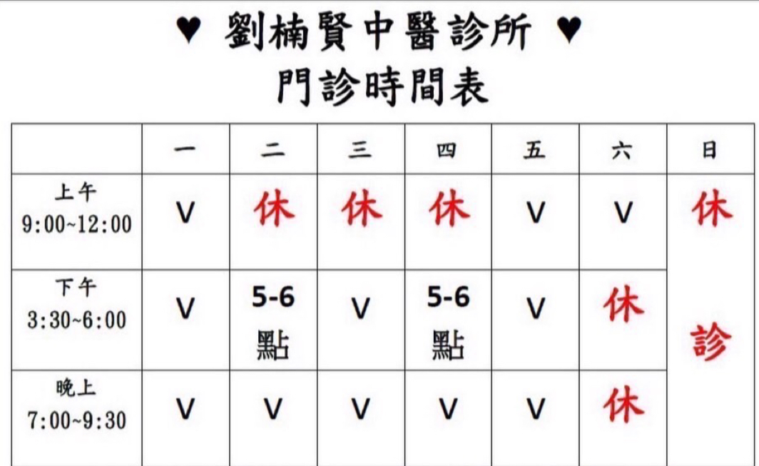 劉楠賢中醫診所 診所實景照
