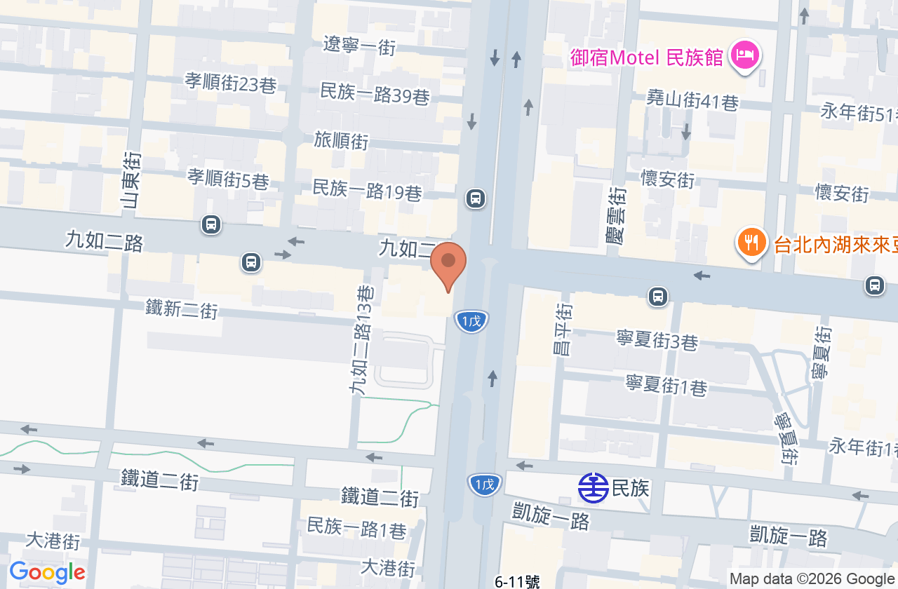 鼻安中醫診所 位置地圖