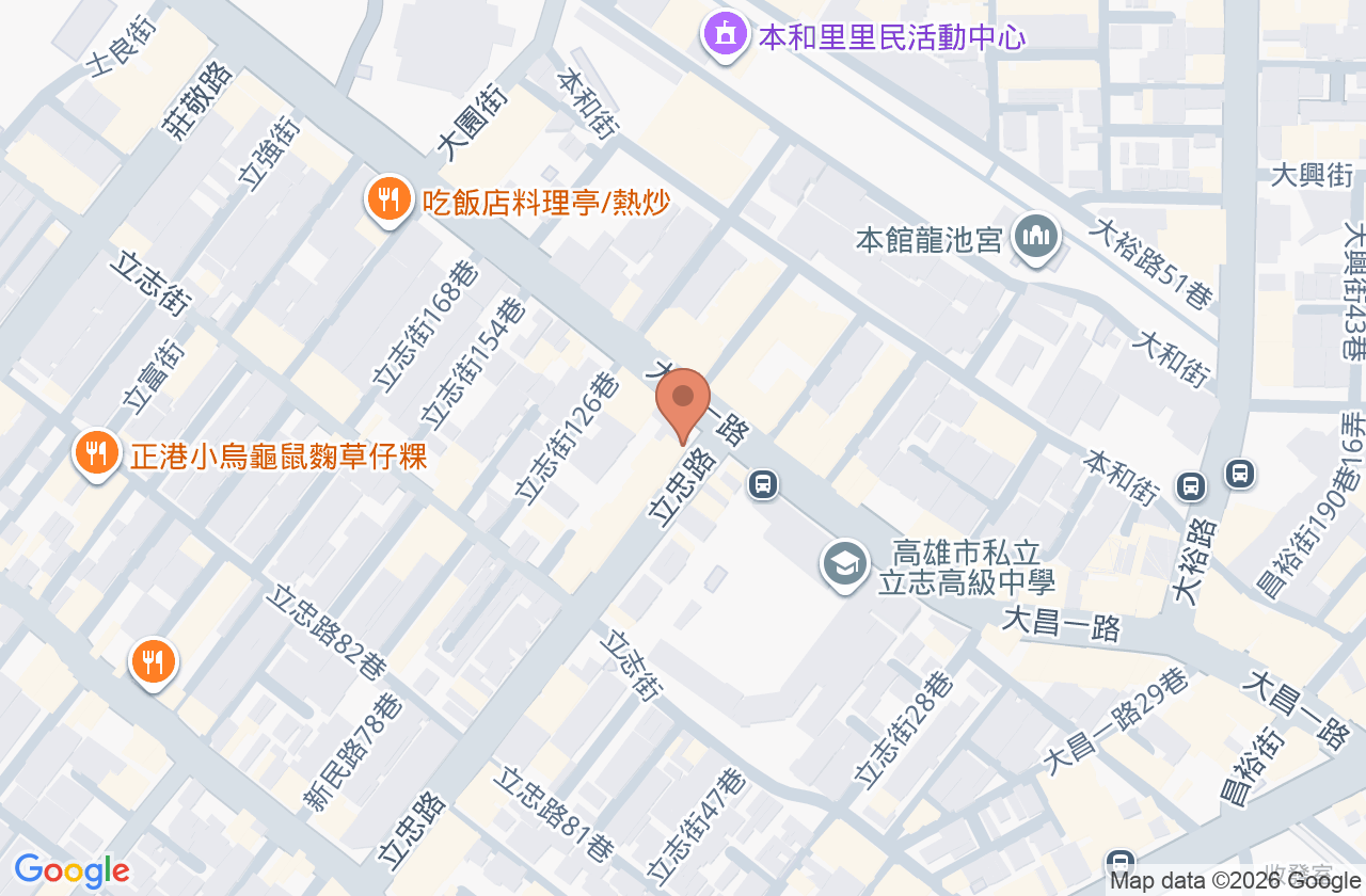 銘祥中醫診所 位置地圖