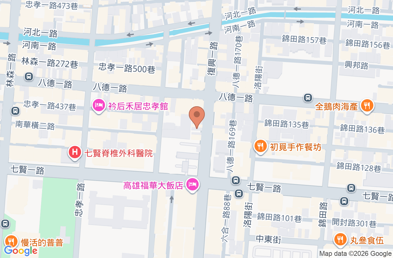 永康中醫診所 位置地圖