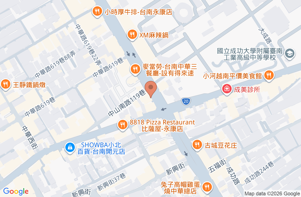 日光中醫診所 位置地圖