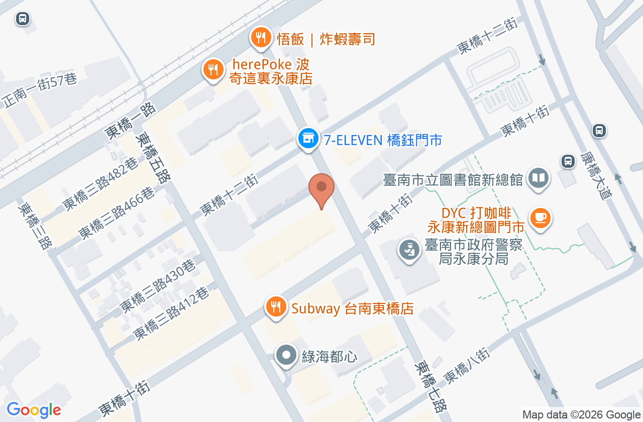 東橋蒔見中醫診所 位置地圖