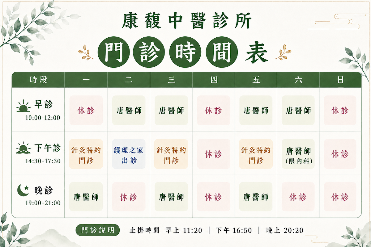 康馥中醫診所 診所實景照