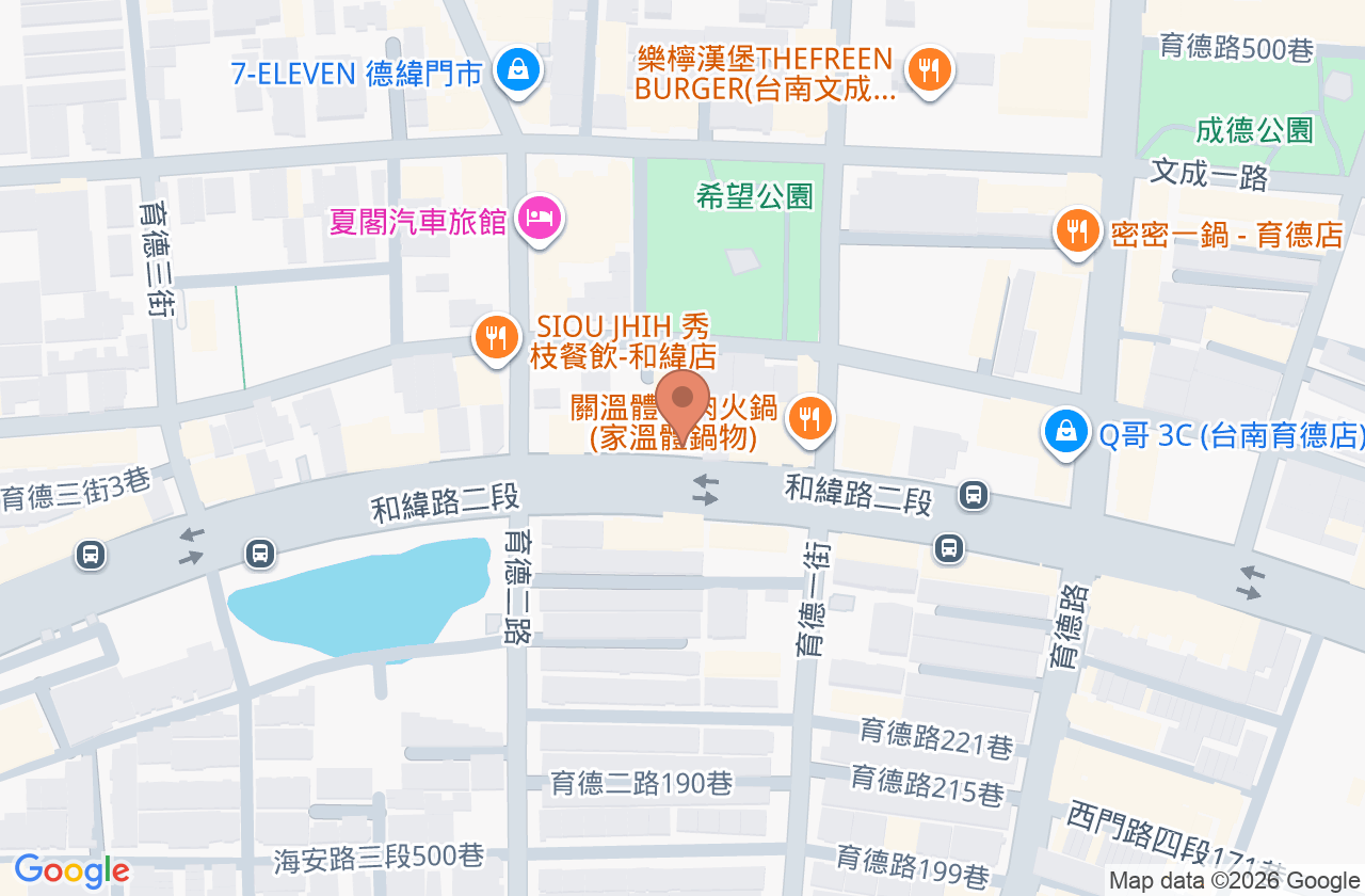 承恩和緯中醫診所 位置地圖
