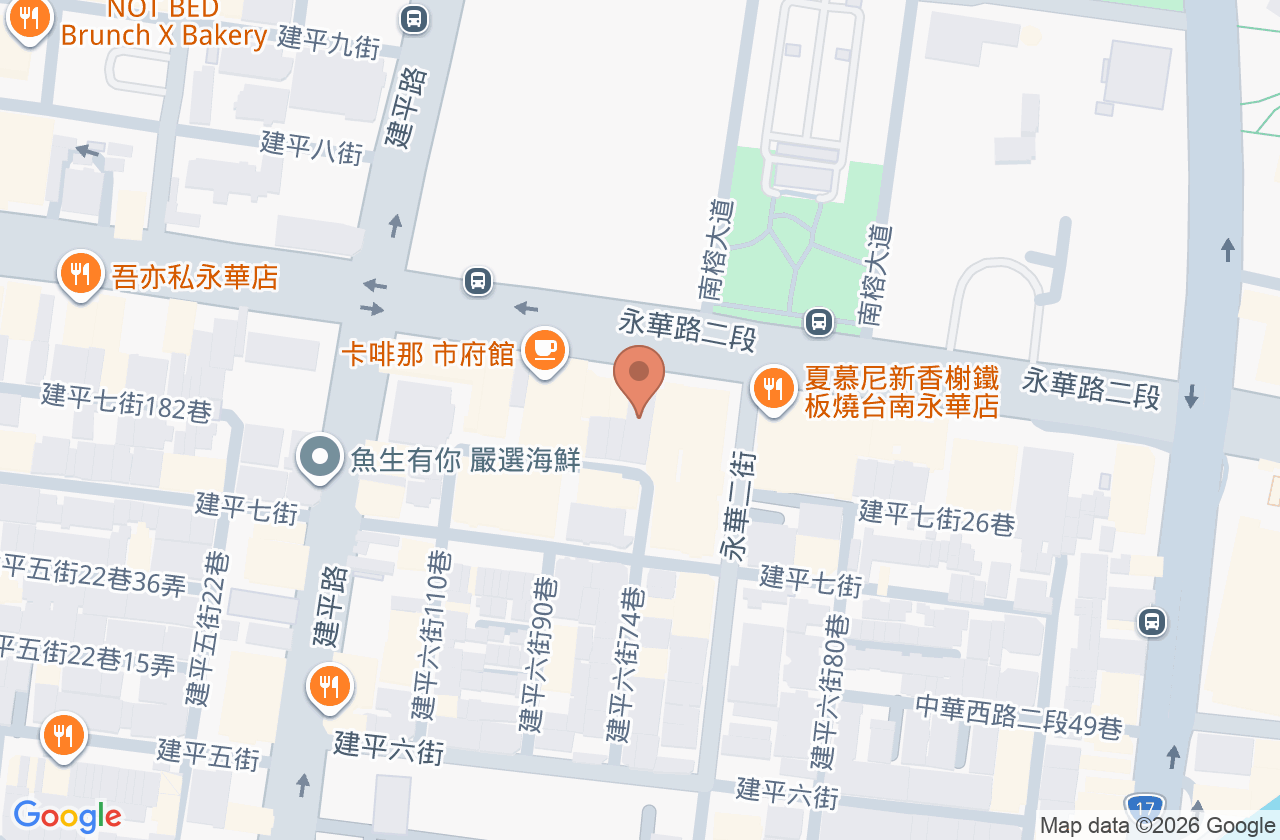 安平蒔見中醫診所 位置地圖