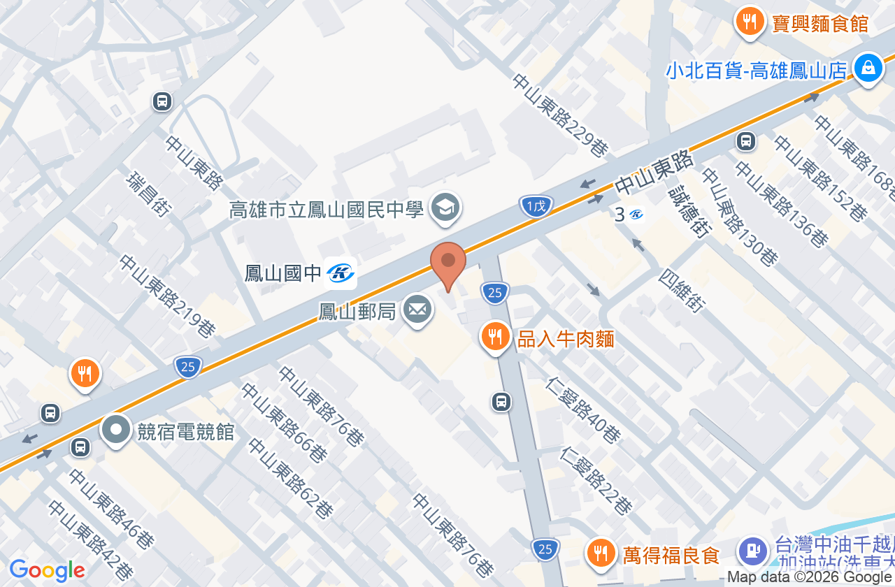 浩瀚中醫診所 位置地圖