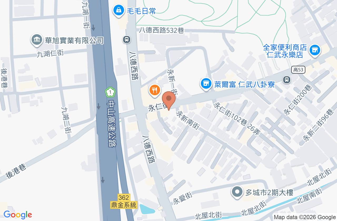何仙堂中醫診所 位置地圖