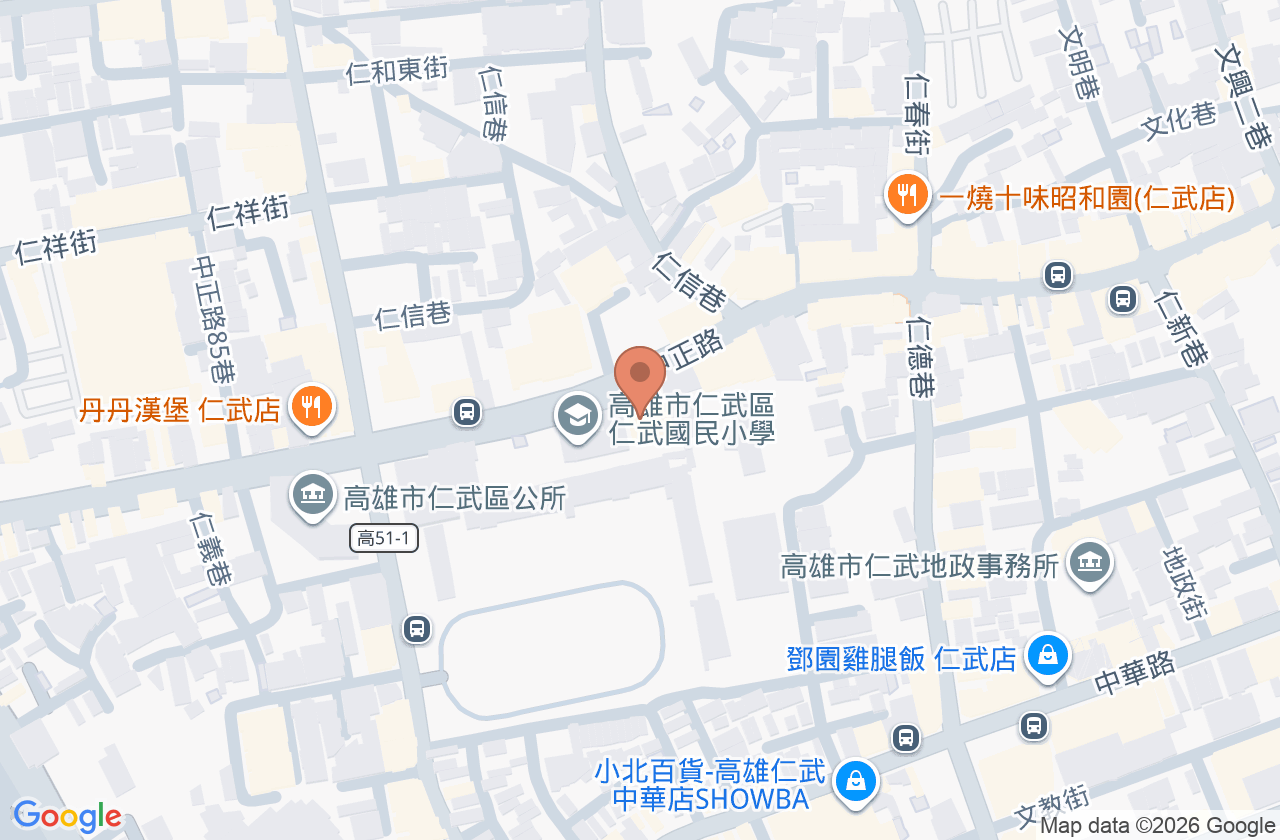 仁美中醫診所 位置地圖