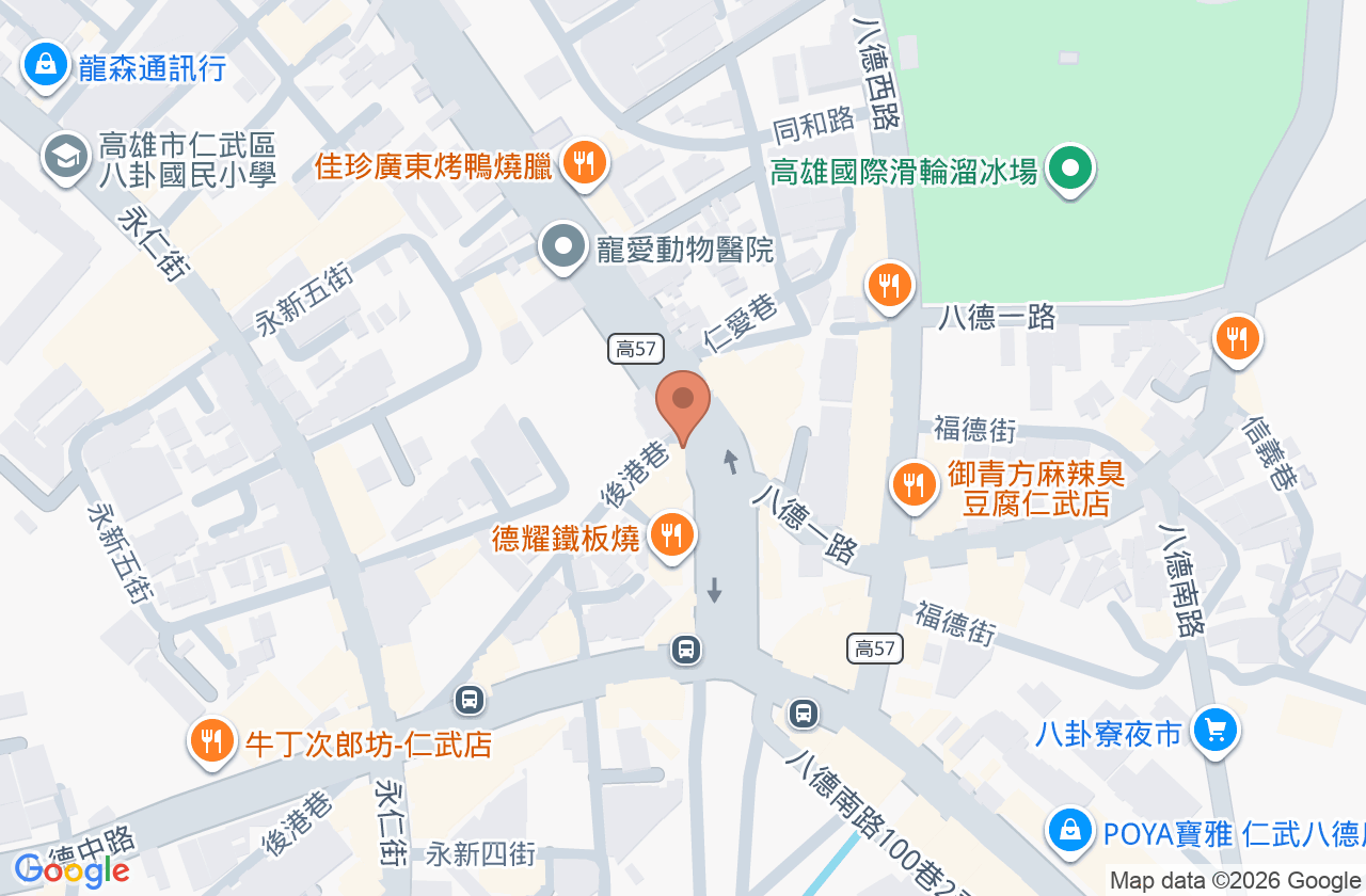 詠仁中醫診所 位置地圖