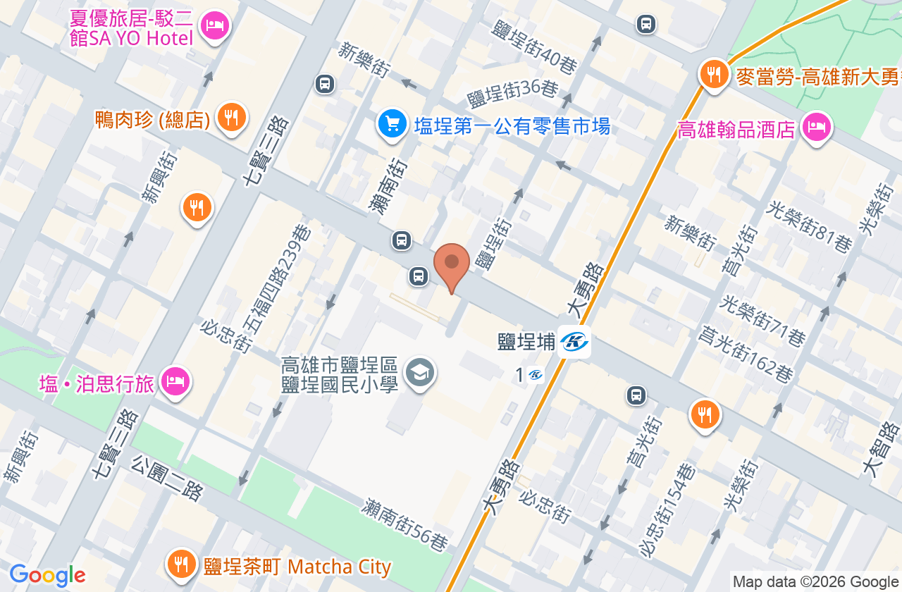 鹽埕吉聯中醫診所 位置地圖