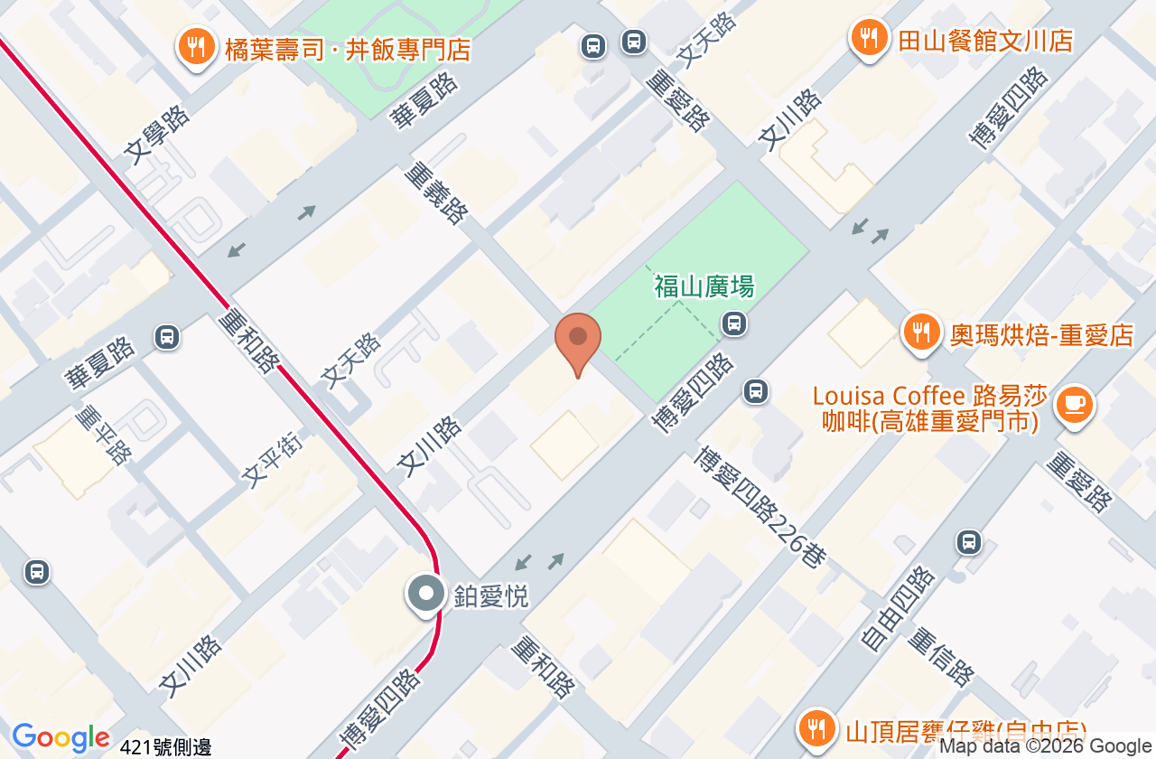 天悅中醫診所 位置地圖