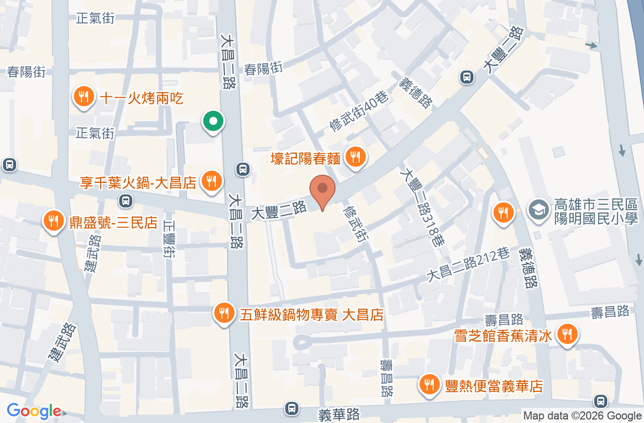 三民承德中醫診所 位置地圖