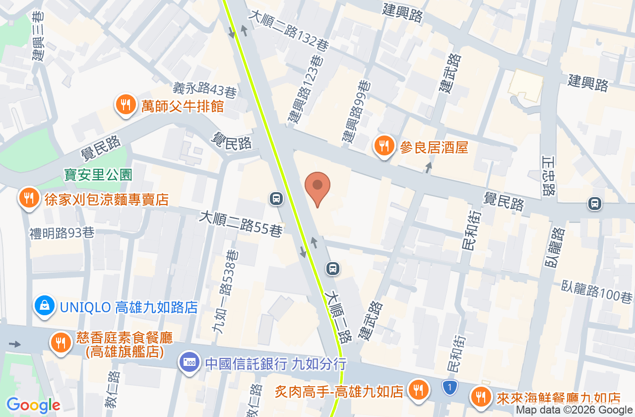嘉品中醫診所 位置地圖