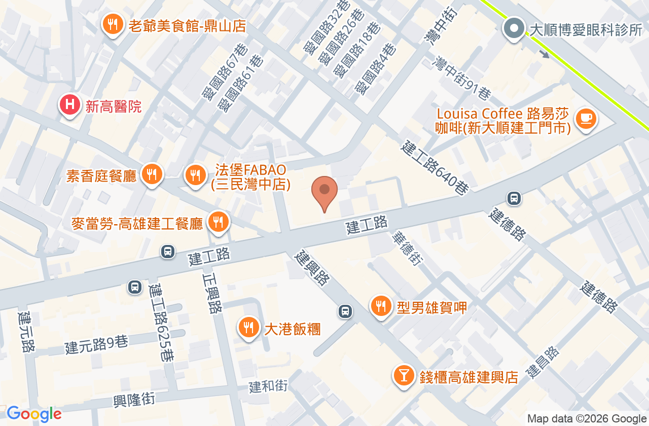 建功馬光中醫診所 位置地圖