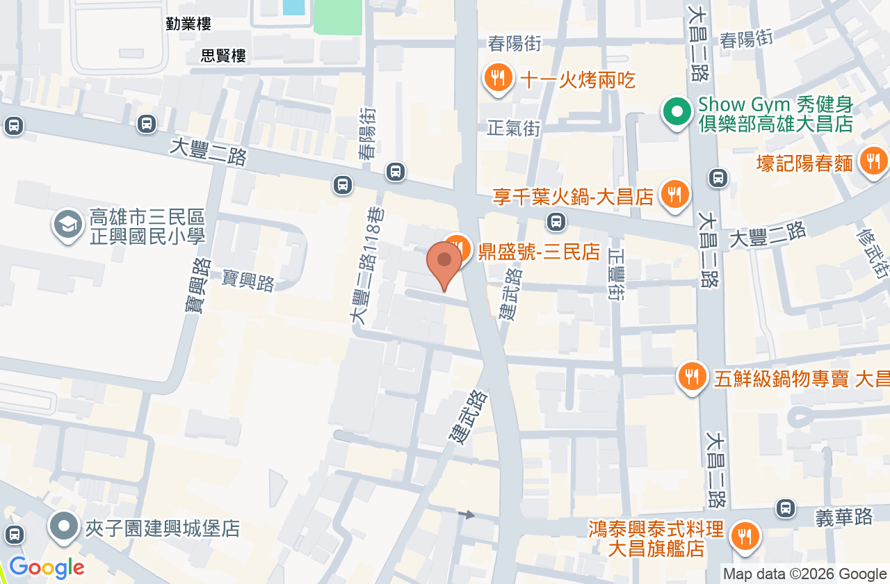 建昌中醫診所 位置地圖