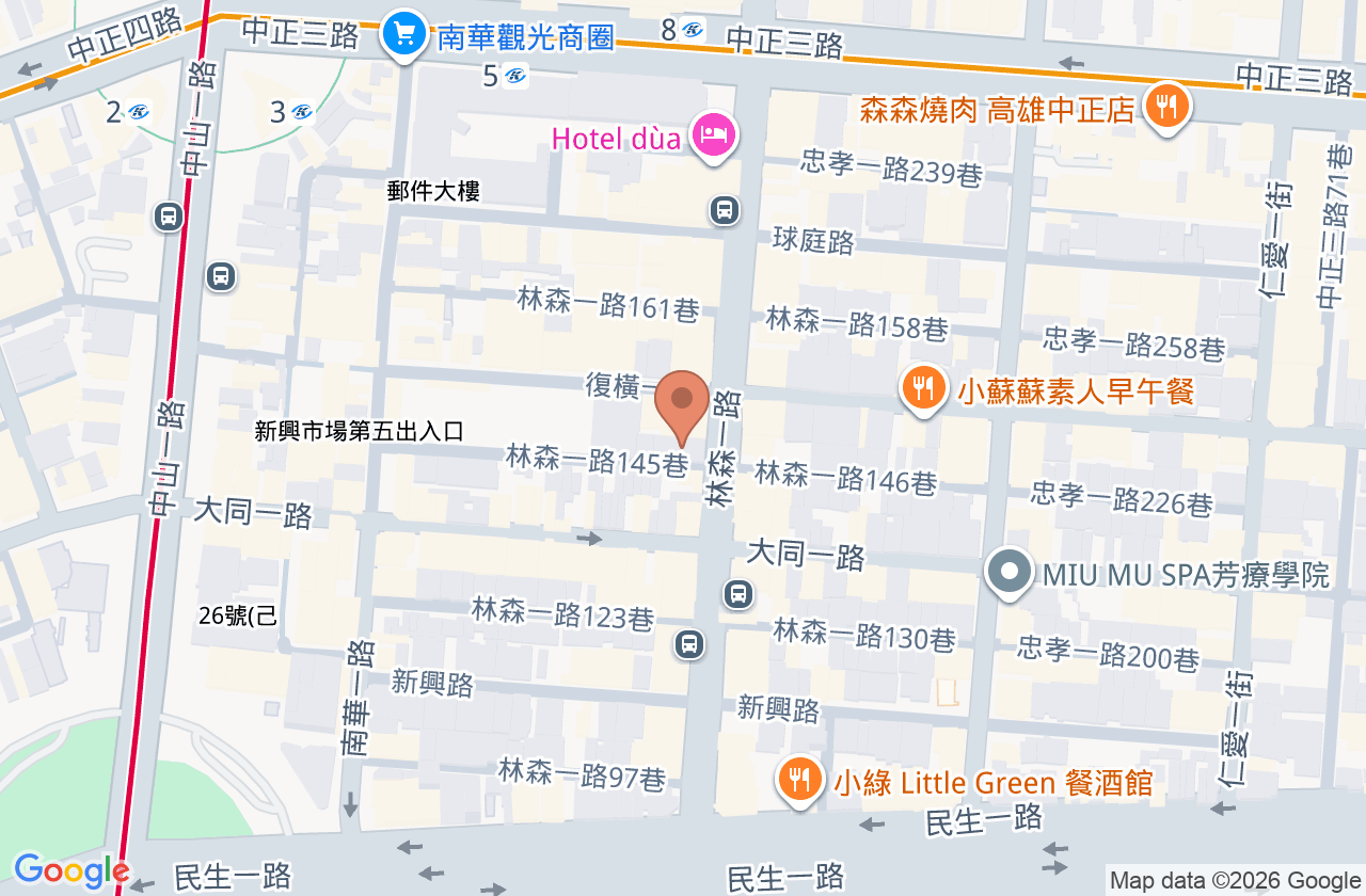 天榮中醫診所 位置地圖