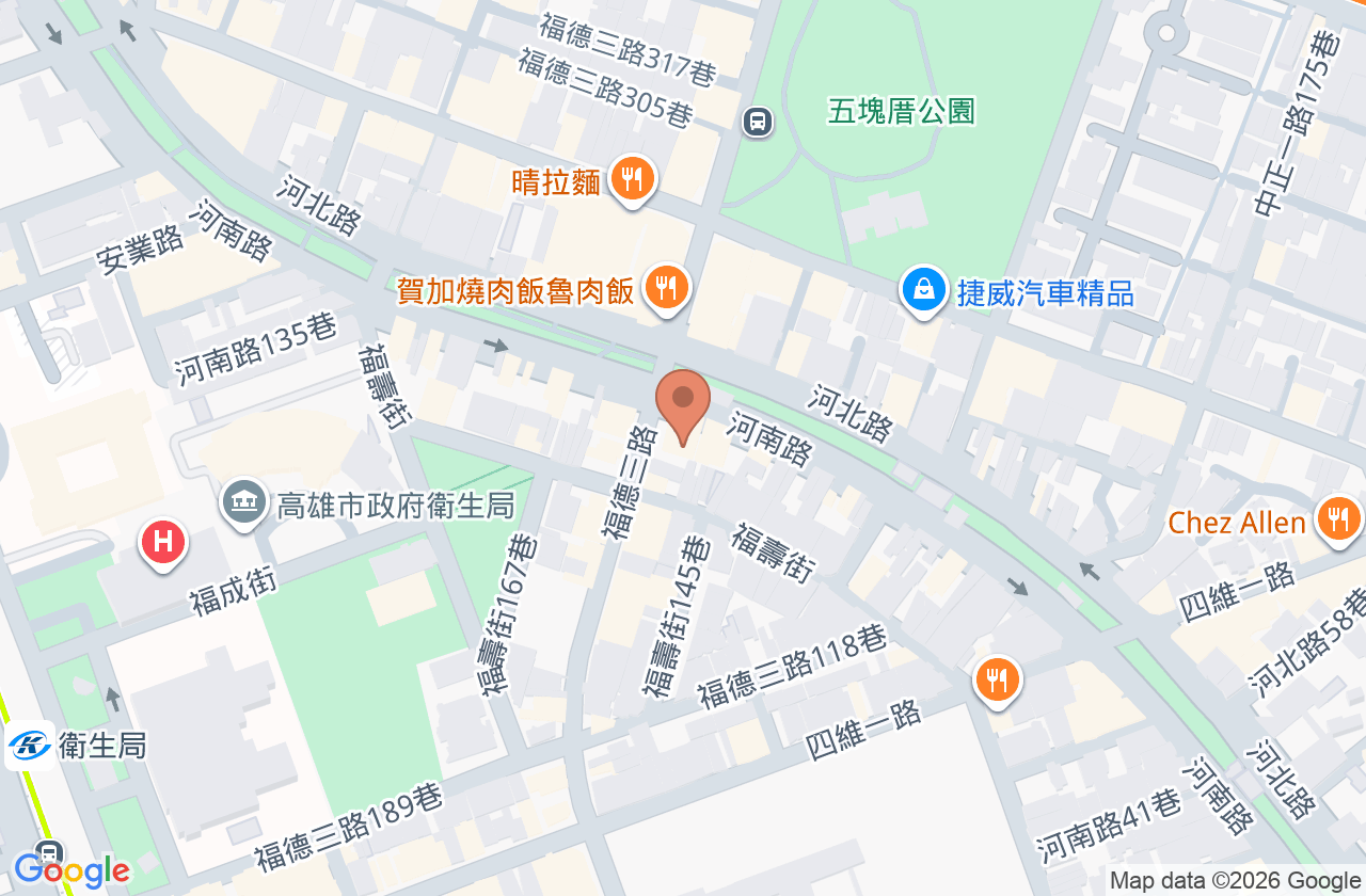 褔德中醫診所 位置地圖