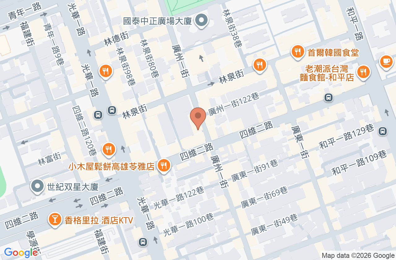 普笙中醫診所 位置地圖