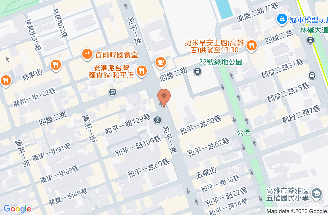 澤豐中醫診所 位置地圖
