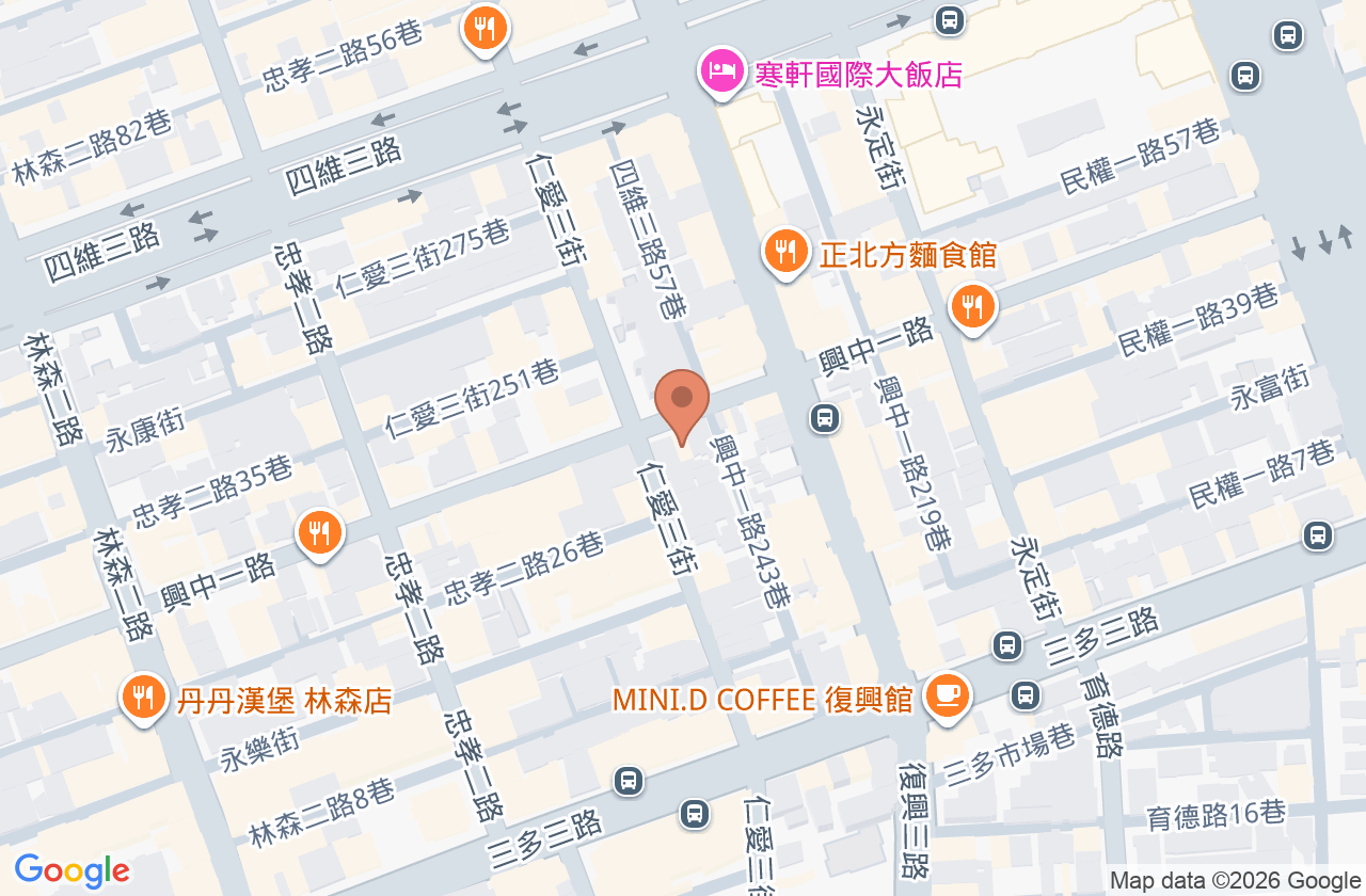 大雄中醫診所 位置地圖
