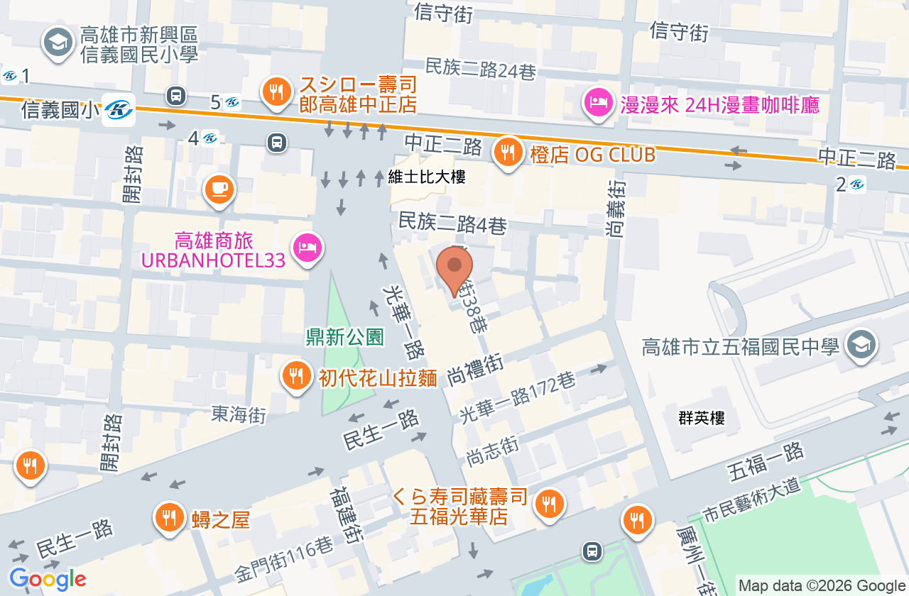 泓德中醫診所 位置地圖