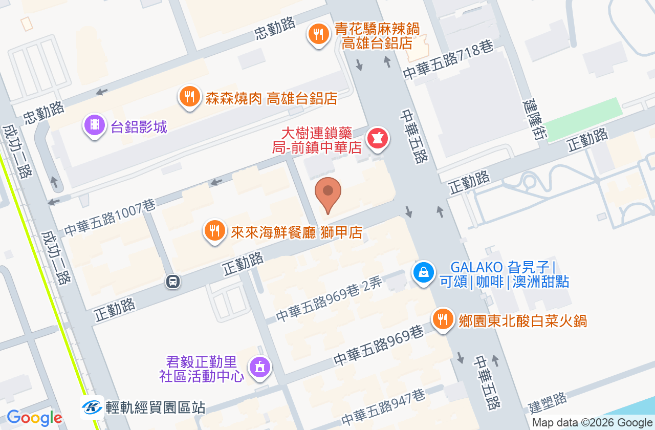 明聖中醫診所 位置地圖