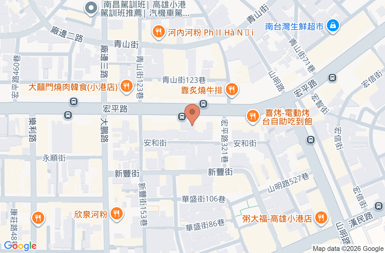 杏安中醫診所 位置地圖