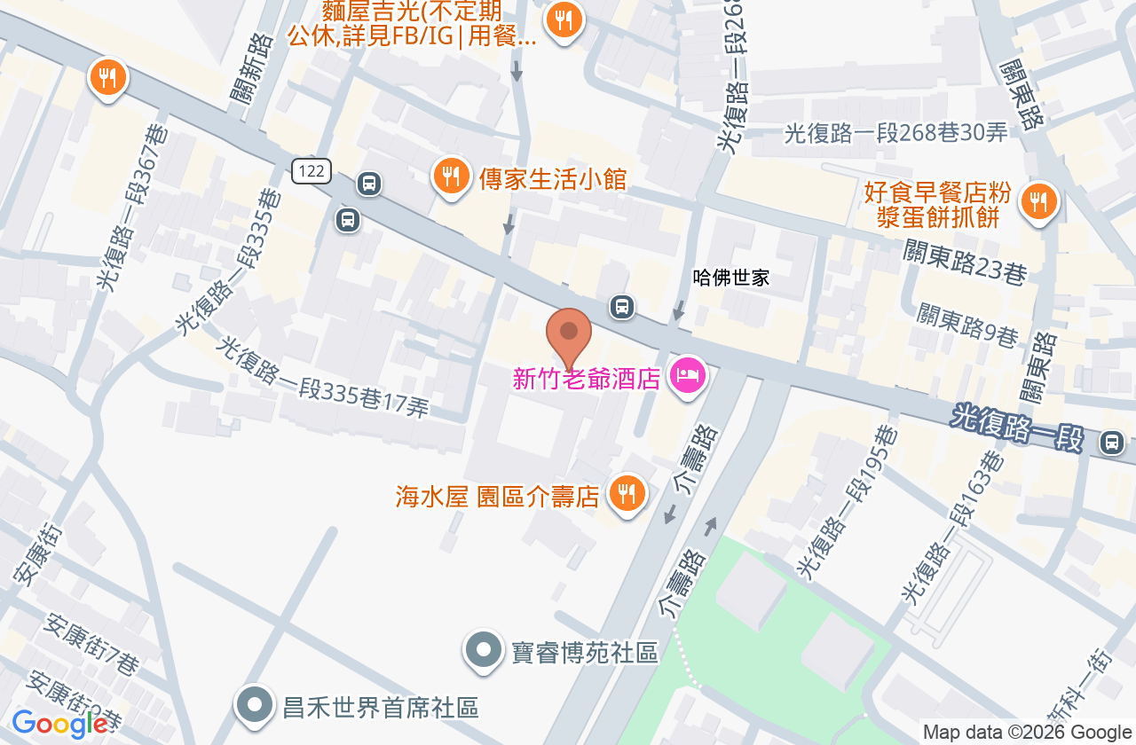 祥發中醫診所 位置地圖