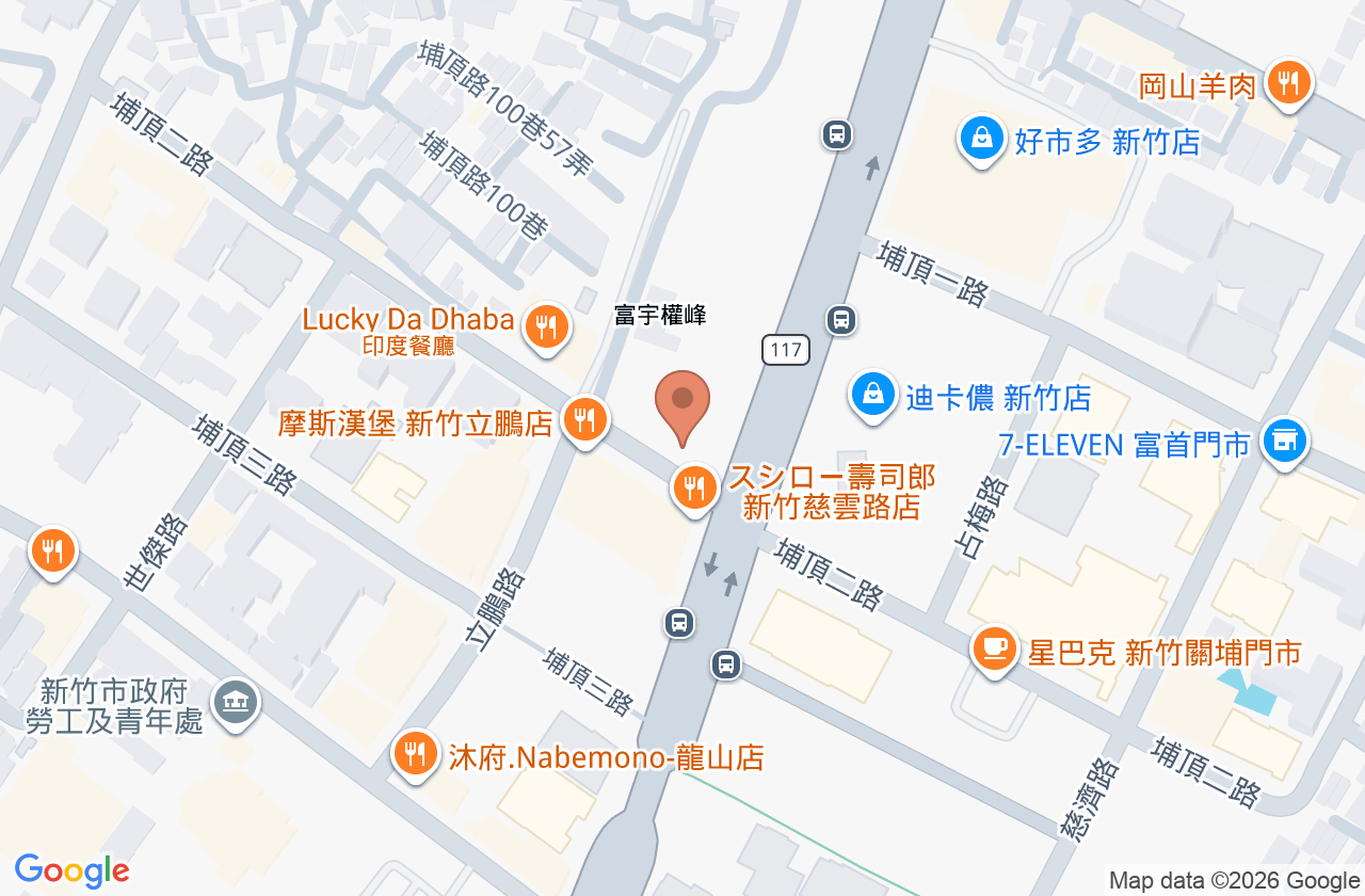 宇馨中醫診所 位置地圖